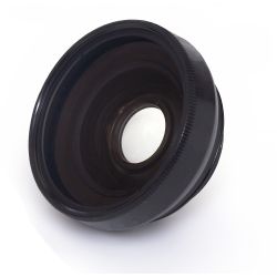 0.45x High Grade (Black) Wide Angle Conversion Lens For Olympus Stylus TOUGH TG-3 (Includes Lens Adapters)