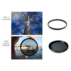 Canon PowerShot S110 High Grade Multi-Coated, Multi-Threaded, 2 Piece Lens Filter Kit (Includes Lens Adapter)+ Nw Direct Microfiber Cleaning Cloth.