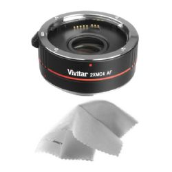 Canon Zoom Super Wide Angle EF 16-35mm f/2.8L II USM 2x Teleconverter (4 Elements) + Nw Direct Microfiber Cleaning Cloth.