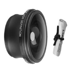 2.2x Teleconverter Lens For Sony DCR-DVD105 + Stepping Ring (25mm-37mm) + Nw Direct Microfiber Cleaning Cloth