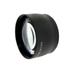 Optics 0.43x High Definition Wide Angle Conversion Lens for Nikon Coolpix P520 (Includes Ring Adapter)