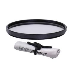 High Grade Multi-Coated Multi-Threaded UV (Skylight 1A) Filter (95mm) + Nw Direct Microfiber Cleaning Cloth. (Alternative For Tiffen Part# 95CSKY)