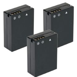 New NB-10L Replacement 'Intelligent' High Capacity Batteries (3 Units)- For Canon G3 X - (5 Year Warranty)