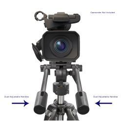 Professional Dual Handle Aluminum 67" Tripod (Bubble Level) For Canon EOS 5D Mark IV