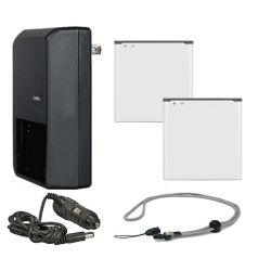 Samsung NX3300 High Capacity 'Intelligent' Batteries (2 Units) + AC/DC Travel Charger + Nwv Direct Microfiber Cleaning Cloth.