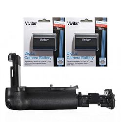 Vivitar For Canon BG-E16 Battery Grip for Canon EOS 7D Mark II (Alternative For Canon BG-E16 ) + 2 Pcs. High Capacity LP-E6 Batteries + Nw Direct Microfiber Cloth