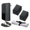 Canon VIXIA HF R62 High Capacity Intelligent Batteries (2 Units) + AC/DC Travel Charger + Microfiber Cleaning Cloth.