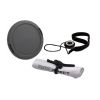 Lens Cap Side Pinch (58mm) + Lens Cap Holder + Nw Direct Microfiber Cleaning Cloth For Olympus E-PL5