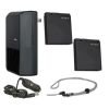 Panasonic Lumix DMC-LX7 High Capacity Batteries (2 Units) + AC/DC Travel Charger + Krusell Multidapt Neck Strap (Black Finish)