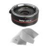 Canon EF 50mm f/1.8 II 2x Teleconverter (4 Elements) + Nw Direct Microfiber Cleaning Cloth.