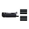 Vertical Battery Grip For Nikon D300, Nikon D300s & Nikon D700 + 2 Replacement EN-EL3e High Capacity (1900 Mah) Batteries (Alternative For Nikon MB-D10, Part# 25359)