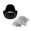 Olympus Stylus TOUGH TG-2 iHS Pro Digital Lens Hood (Flower Design) (40.5mm) + Filter/Hood Adapter Rings + Nw Direct Microfiber Cleaning Cloth.
