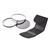 Sony HXR-MC2500 High Grade Multi-Coated, Multi-Threaded, 3 Piece Lens Filter Kit (37mm) Made By Optics + Nw Direct Microfiber Cleaning Cloth.